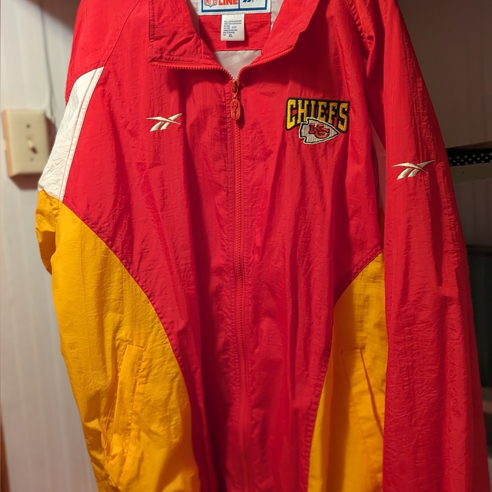 Kansas City Chiefs!!! Reebok NFL Pro Line Red Jacket